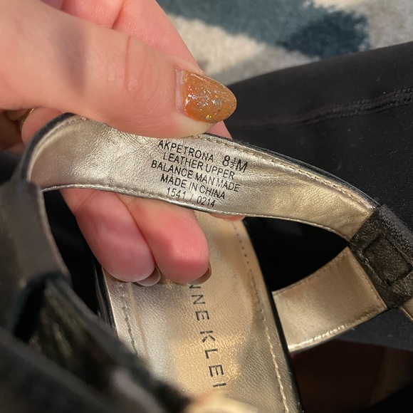 Anne Klein low heel black and white - Picture 3 of 4